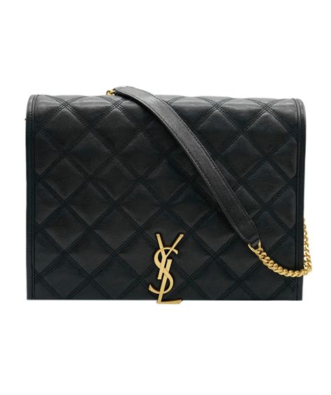 ysl becky double zip|Saint Laurent Becky Double Zip Quilted Leather Crossbody.